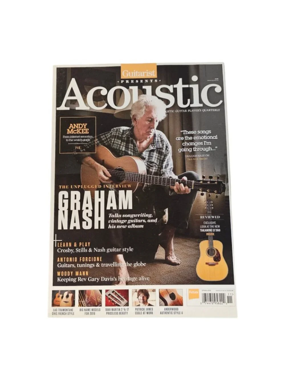 Guitarist Presents Acoustic Magazine Lot of 4 Mraz Carthy Nash Giltrap Future